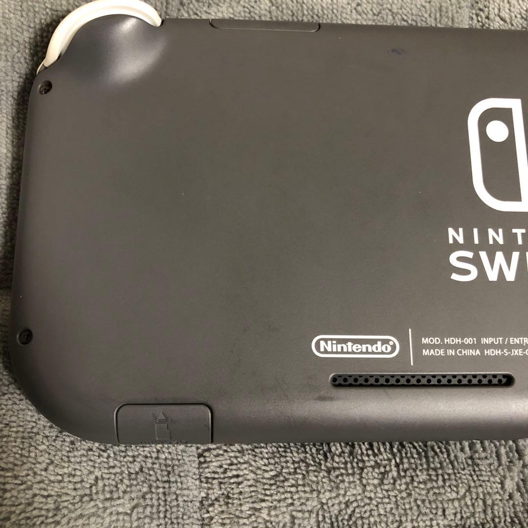 Nintendo Switch Lite グレー 本体 充電器付き - メルカリ