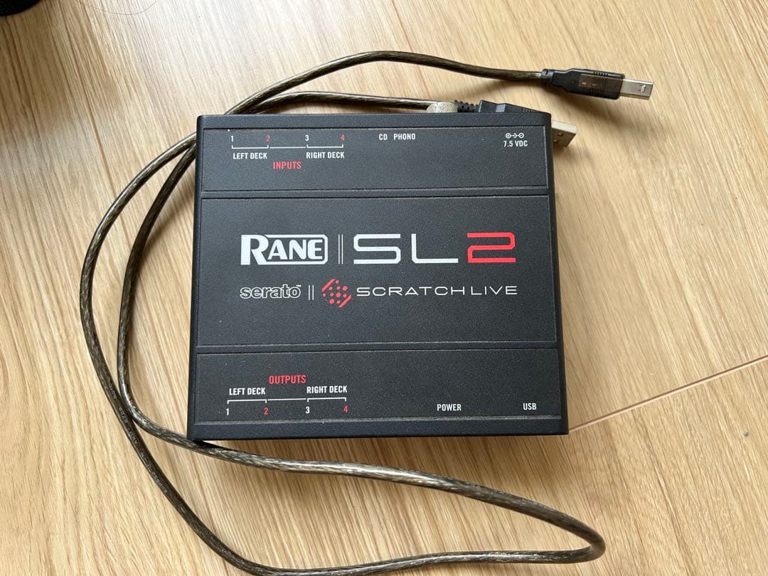 Technics SL-1200MK5 2台＋DJM-350＋SL2＋替針 SL-1 インターフェース