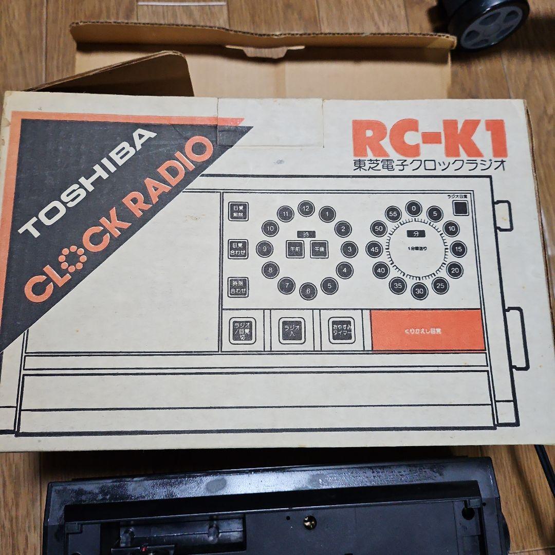 東芝電子クロックラジオ RC-K1 - メルカリ