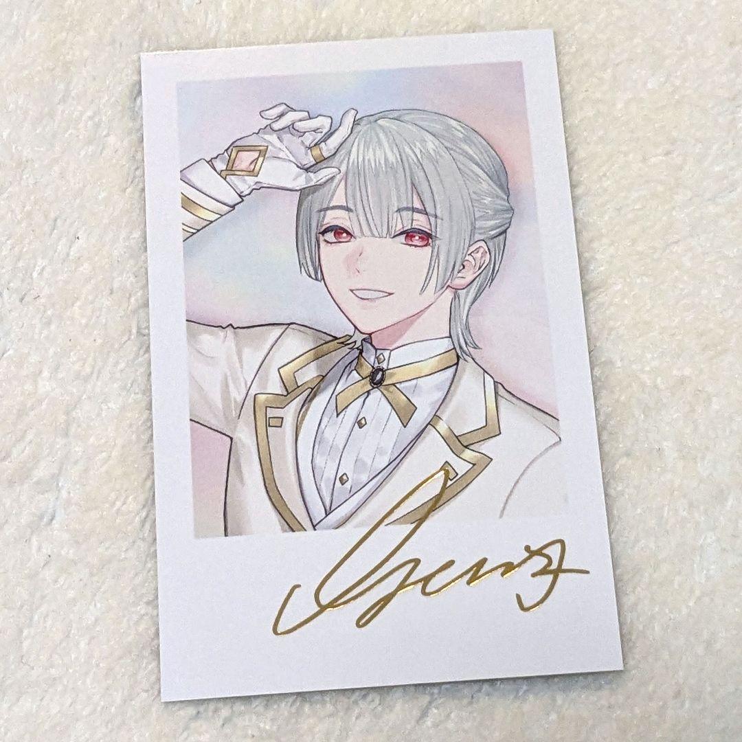 弦月藤士郎 チェキ風カード サイン入り にじさんじ6th - メルカリ