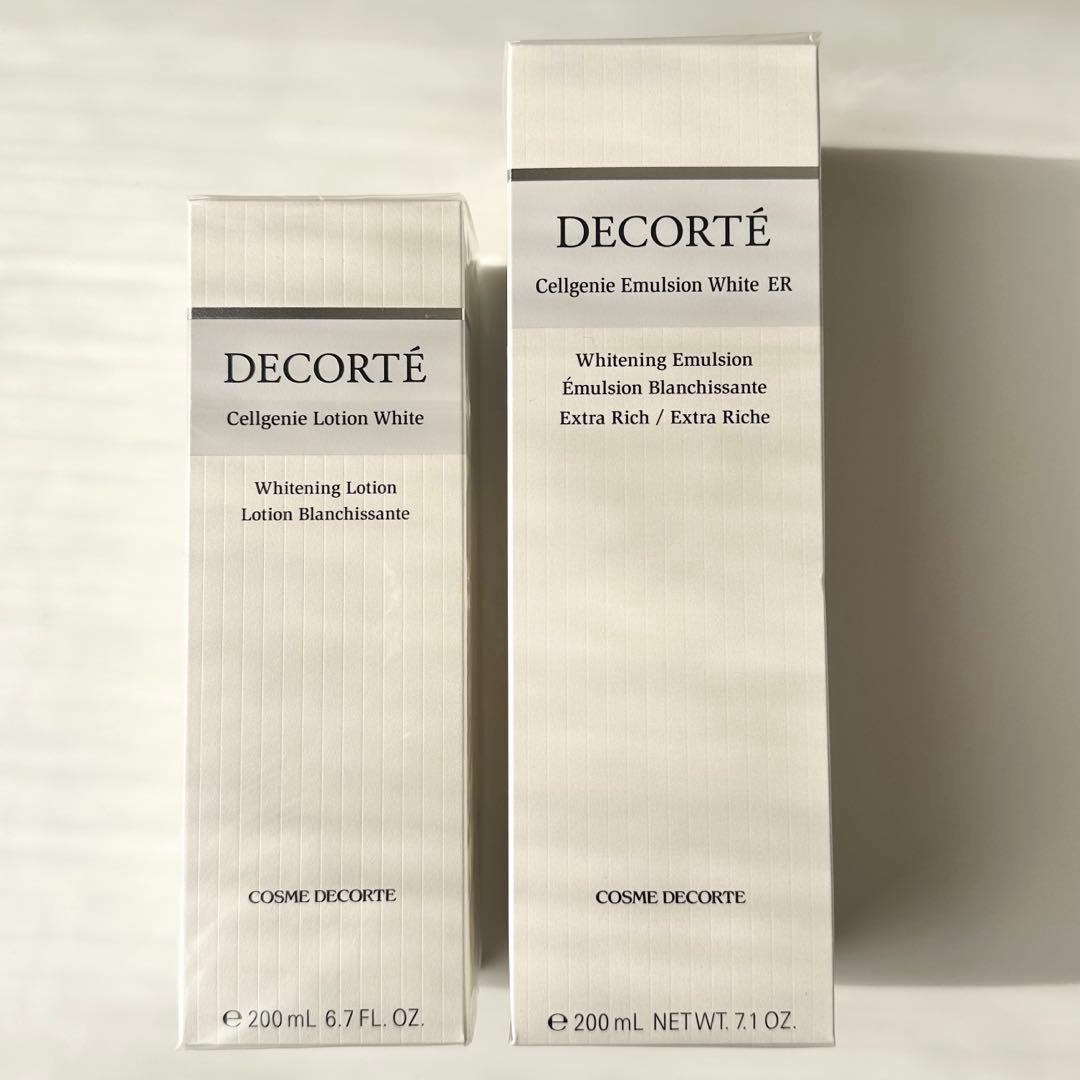 【新品未開封】コスメデコルテ セルジェニー ホワイト 化粧水&乳液ERセット コスメデコルテから、新スキンケアライン「セルジェニー」がデビュー