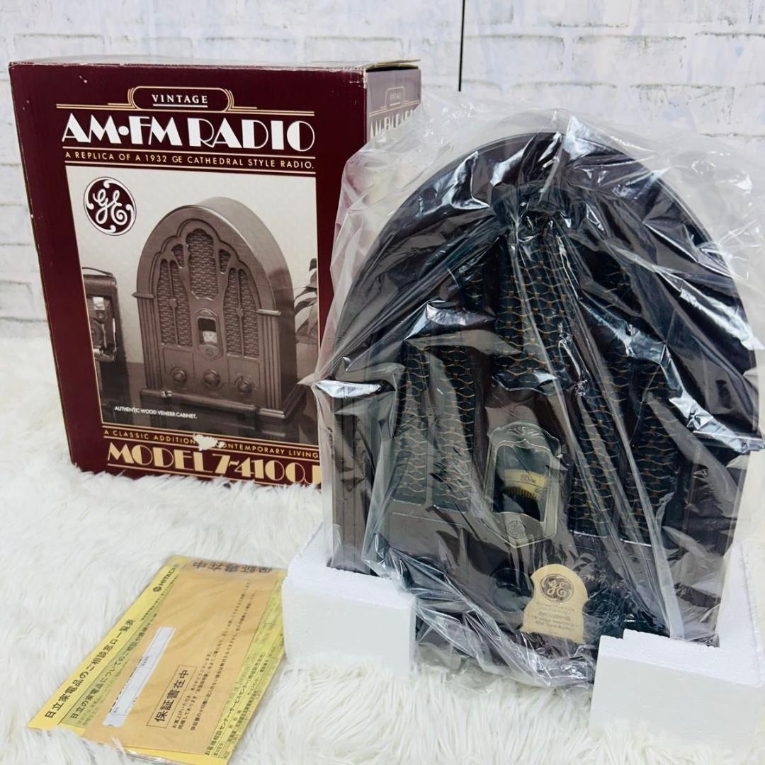 ほぼ未使用 Thomson アンティーク調ラジオ　7-4100J FM/AM 動作良好Thomson アンティーク調ラジオ 7-4100J FM⁄AM THOMSON