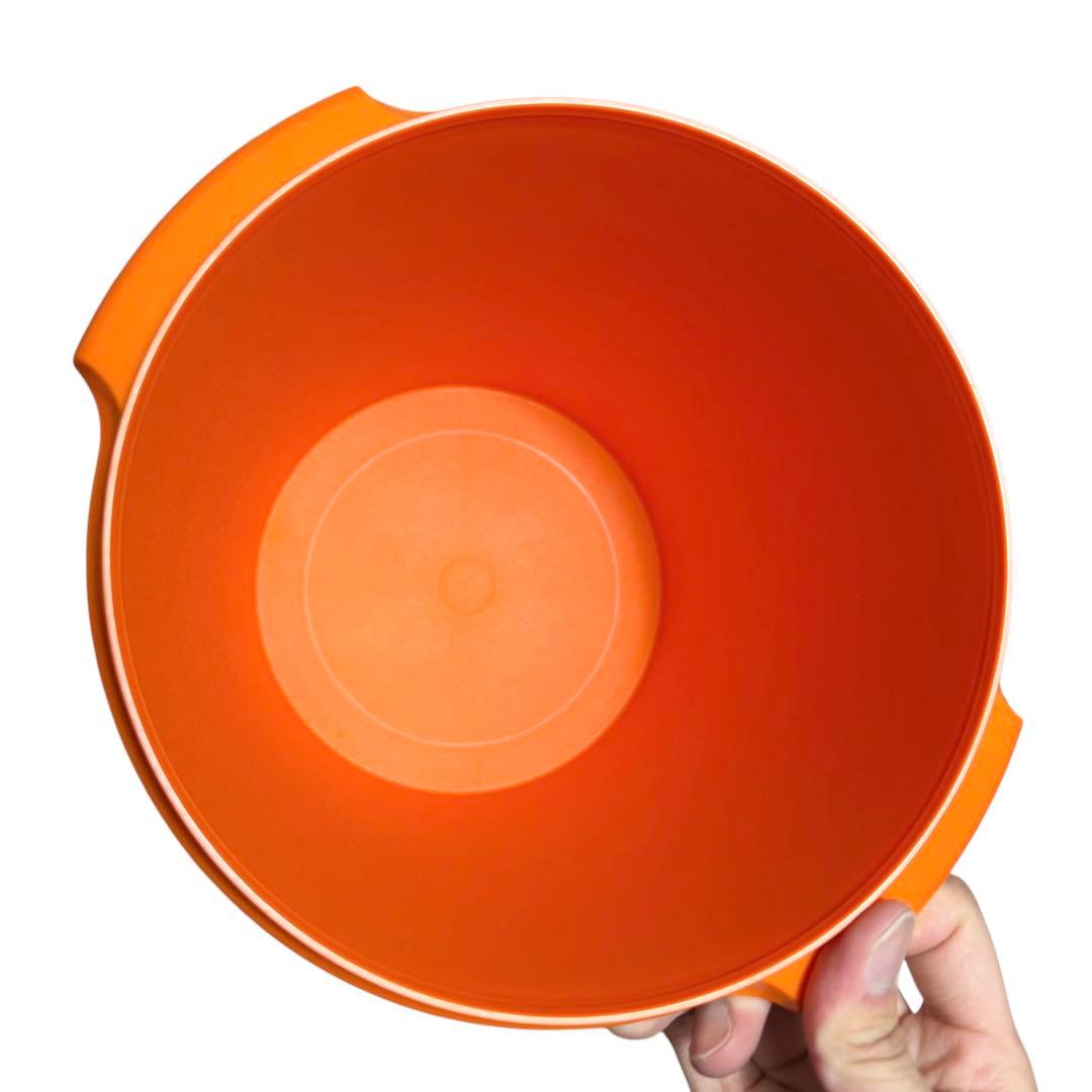 タッパーウェア　マキシデコレーター　オレンジ　5.5L 3個セット