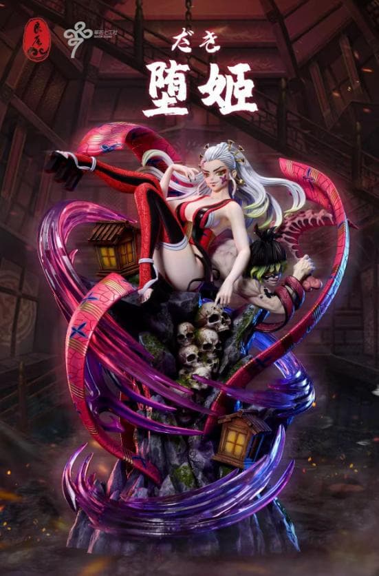 ☆妓夫太郎 & 堕姫 セット フィギュア ガレージキット スタチュー 鬼滅の刃 鬼滅の刃 上弦の陸 堕姫 妓夫太郎 フィギュア ガレージキット セット