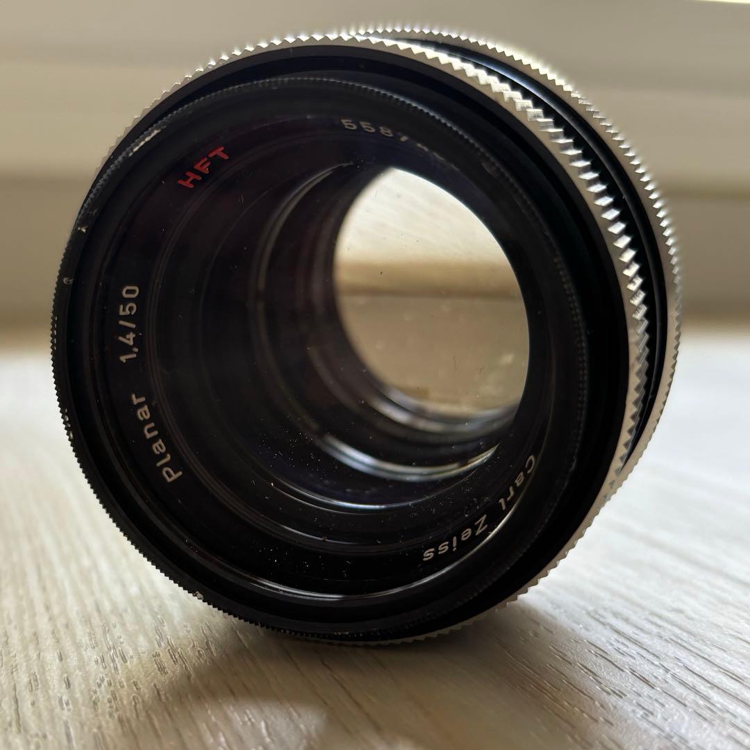 【ジャンク】Rollei HFT planar 50mm F1.4 Carl Zeiss HFT Planar 1.4/50mm Rollei QBM Mount West Germany No