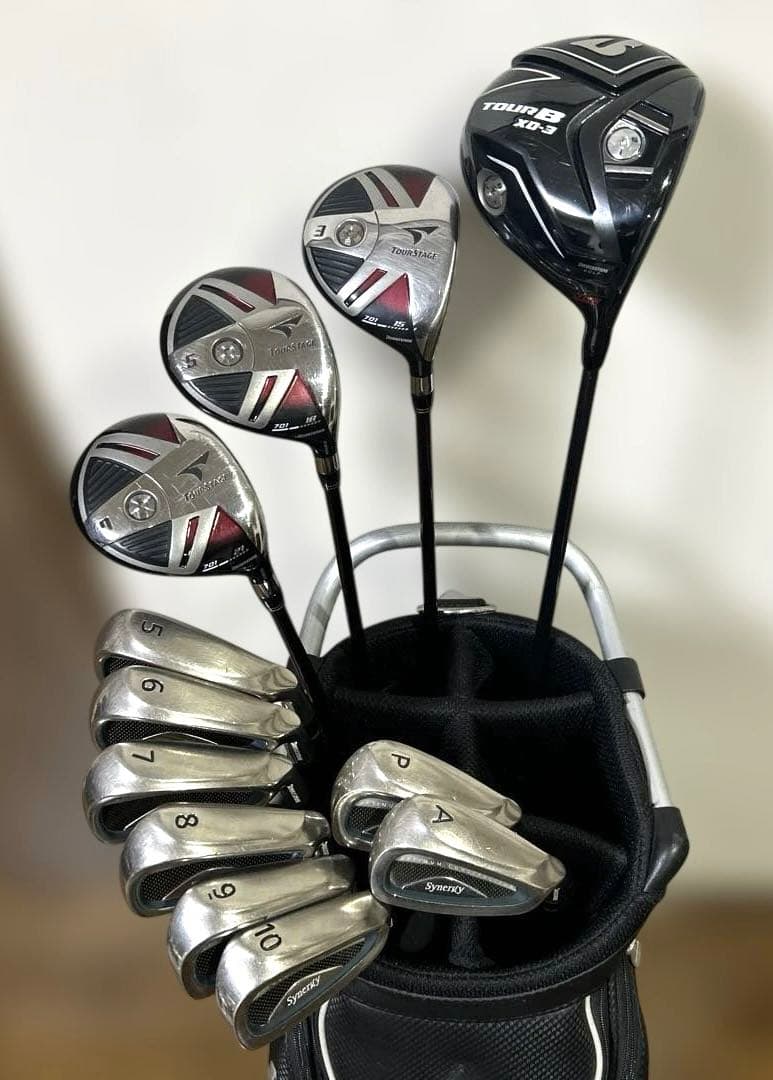 ブリヂストン　ツアーB＆ツアーステージ　男性用ゴルフクラブ　12本セット BRIDGESTONE（ブリヂストン） BRIDGESTONE GOLF ブリヂストンゴルフ