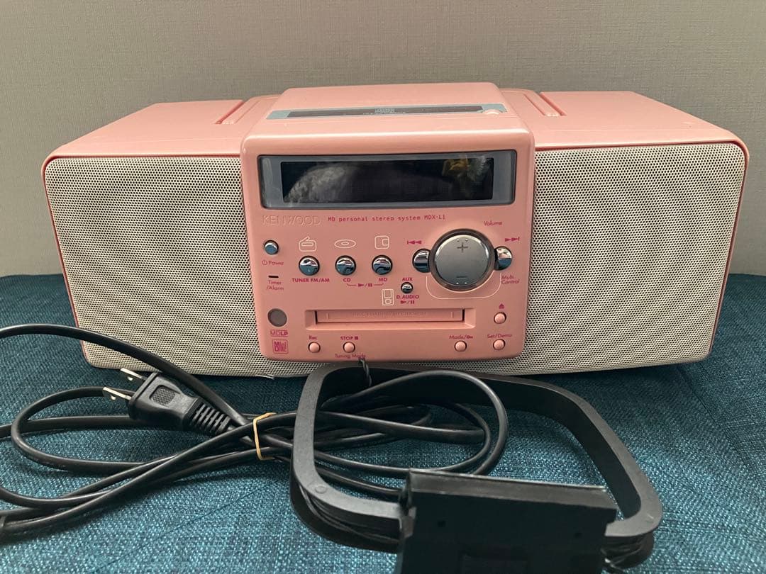 ケンウッド CD・MD・ラジオステレオシステム MDX-L1 ピンク Kenwood MDX-L1 [MiniDisc Wiki]