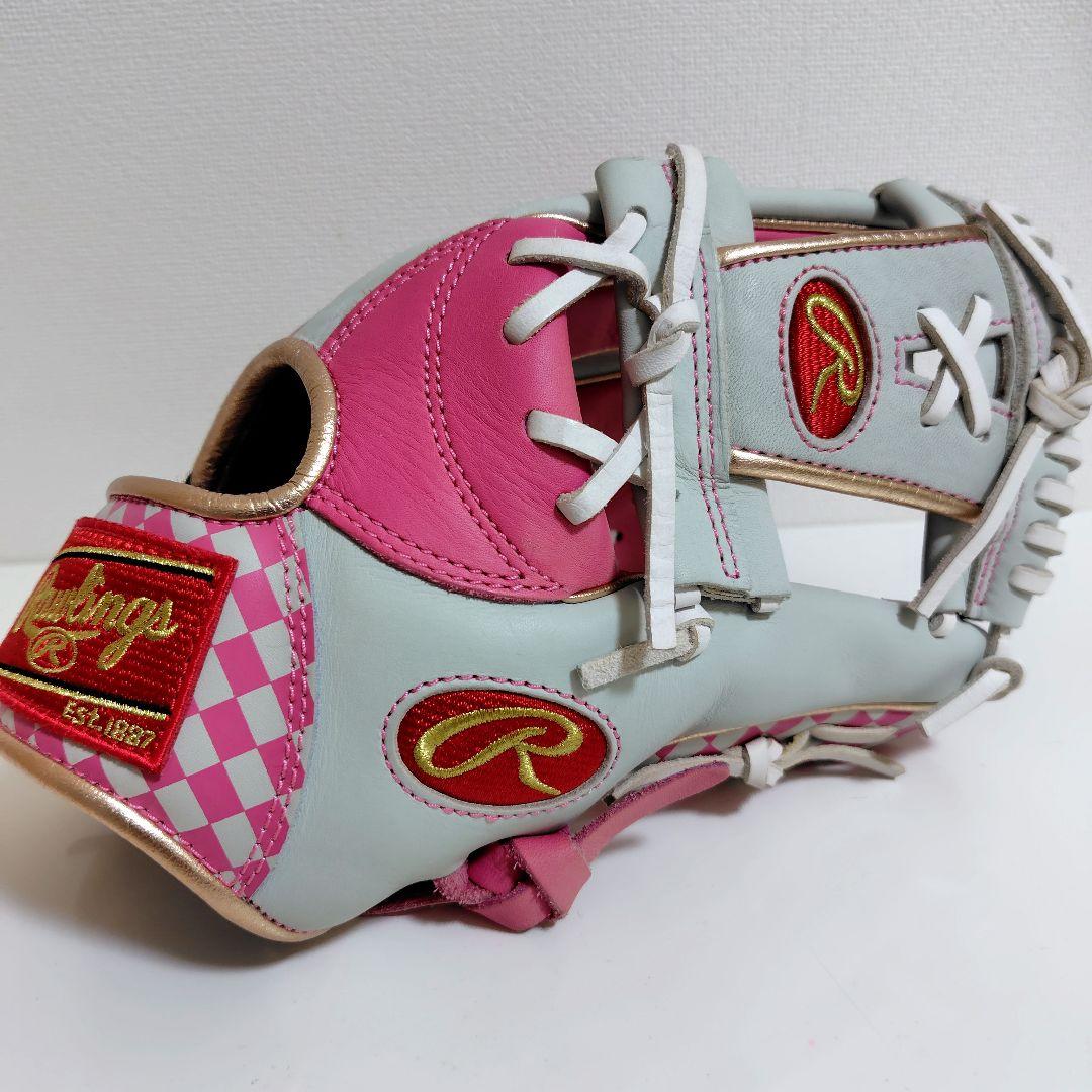 【美品】ローリングス HOH 2020限定 ピンク　軟式 内野 Rawlings（ローリングス） 交換無料 HOH 2020 AGAIN 野球 グローブ