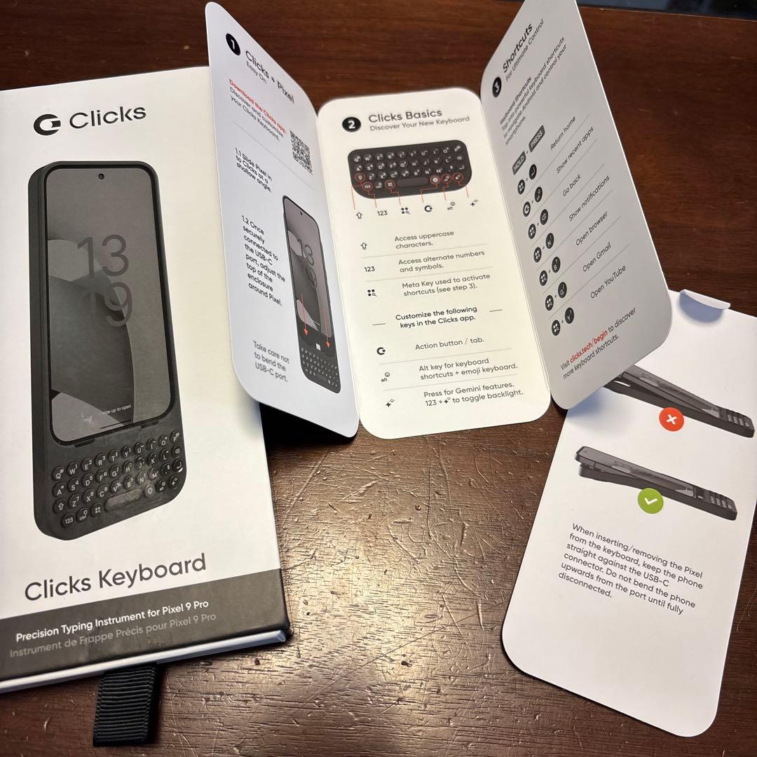 Clicks Keyboard For Pixel 9 Pro ブラック - メルカリ