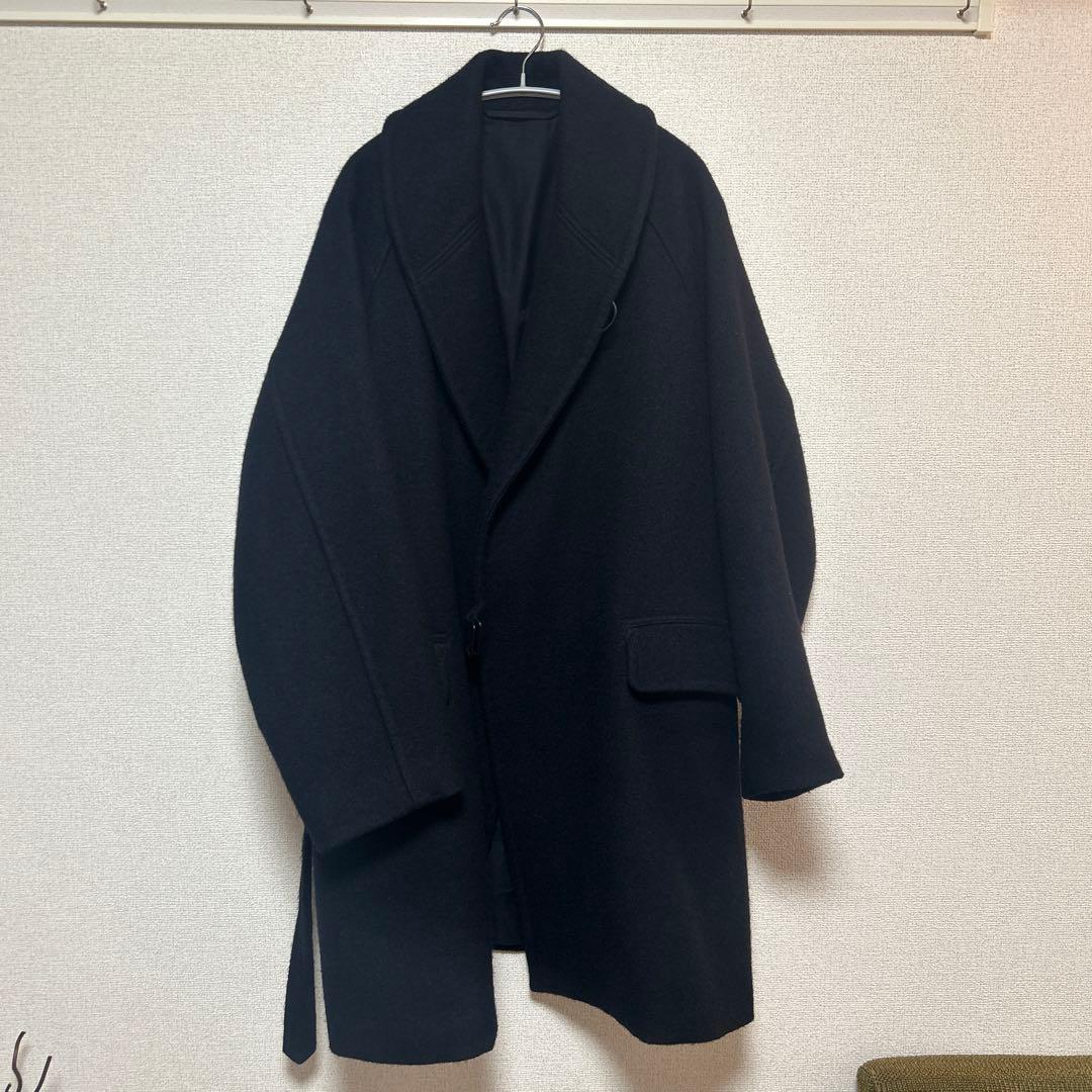 19AW COMOLI ウール ショールカラー コート - メルカリ
