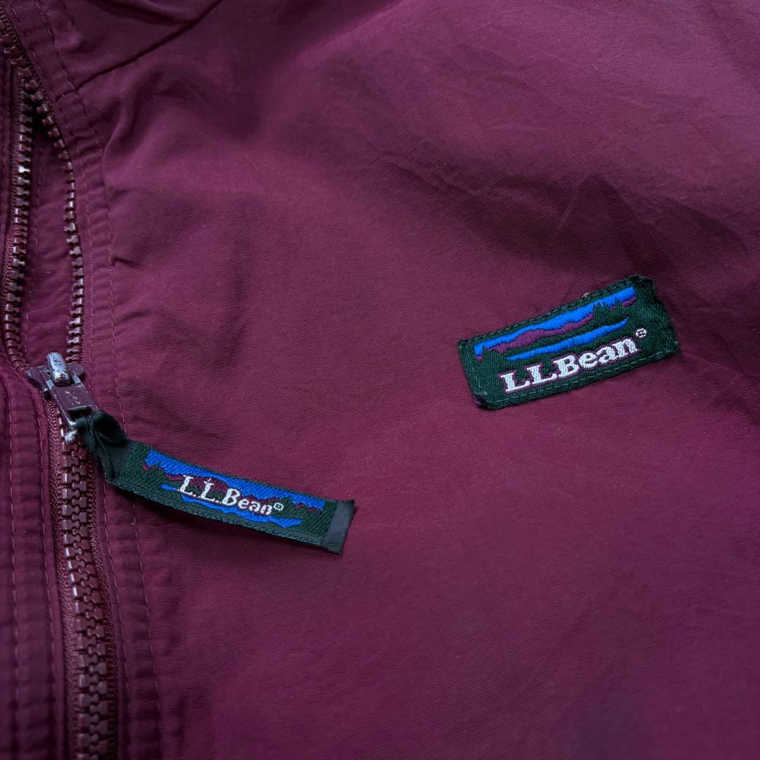 極上】90s USA製L.L.BEAN ウォームアップジャケット ボルドー短丈