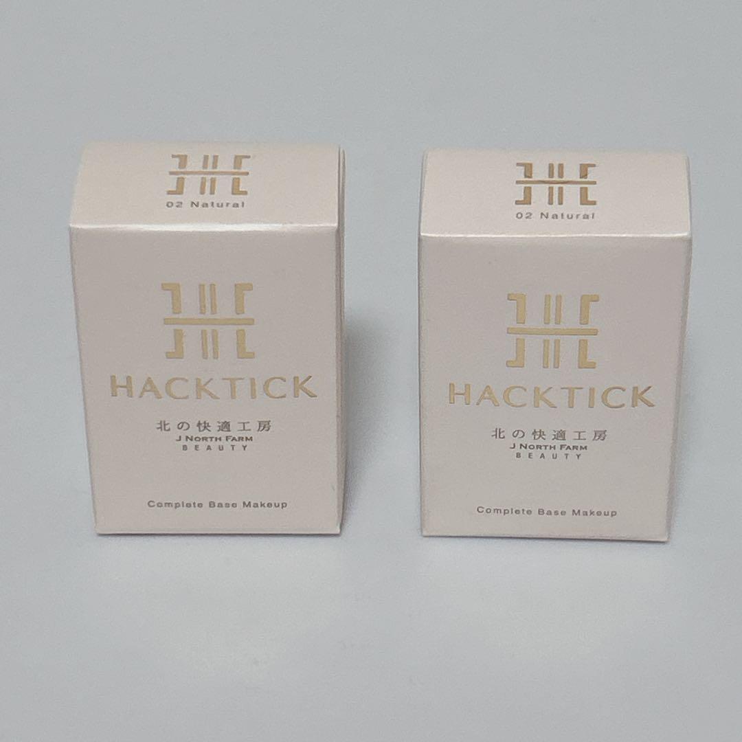 新品　北の快適工房 ハックティックファンデーション 2本セット　ナチュラル 楽天市場】「1本でパウダーまで終わるファンデ」北の快適工房『ハック