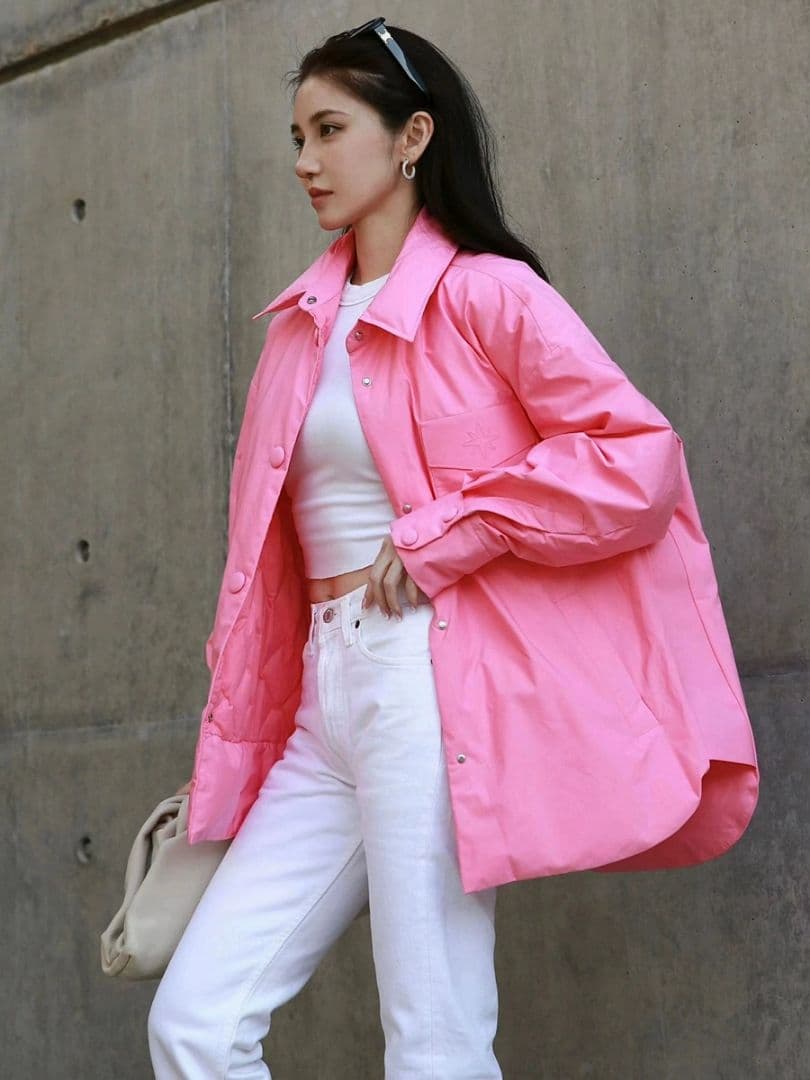 silent 川口春奈 CITEN スタンドカラー ポンチョ silent 川口春奈