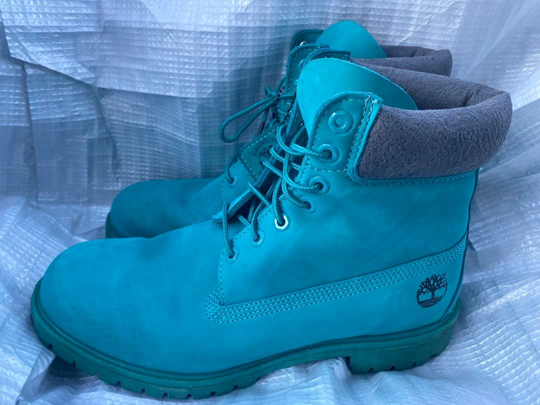 レア】Timberland ブルーグリーン29cm メンズ 大きいサイズ - メルカリ