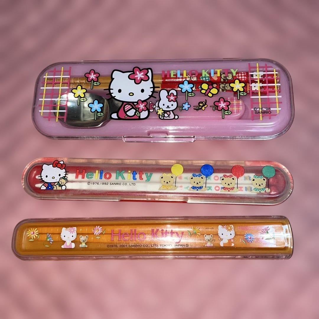 キティ☆お箸セット 平成レトロ - メルカリ