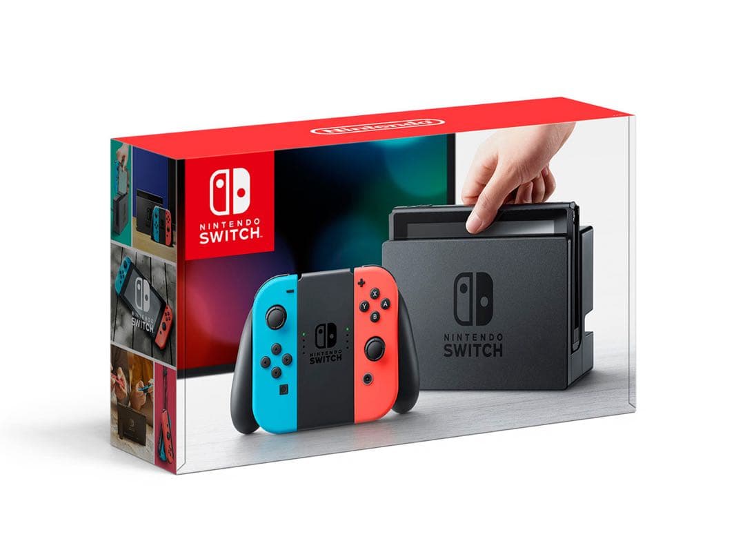 Nintendo Switch 赤/青 本体 付属品完備 Nintendo Switch 本体 赤/青 充電器付き Nintendo Switch 本体 赤/青