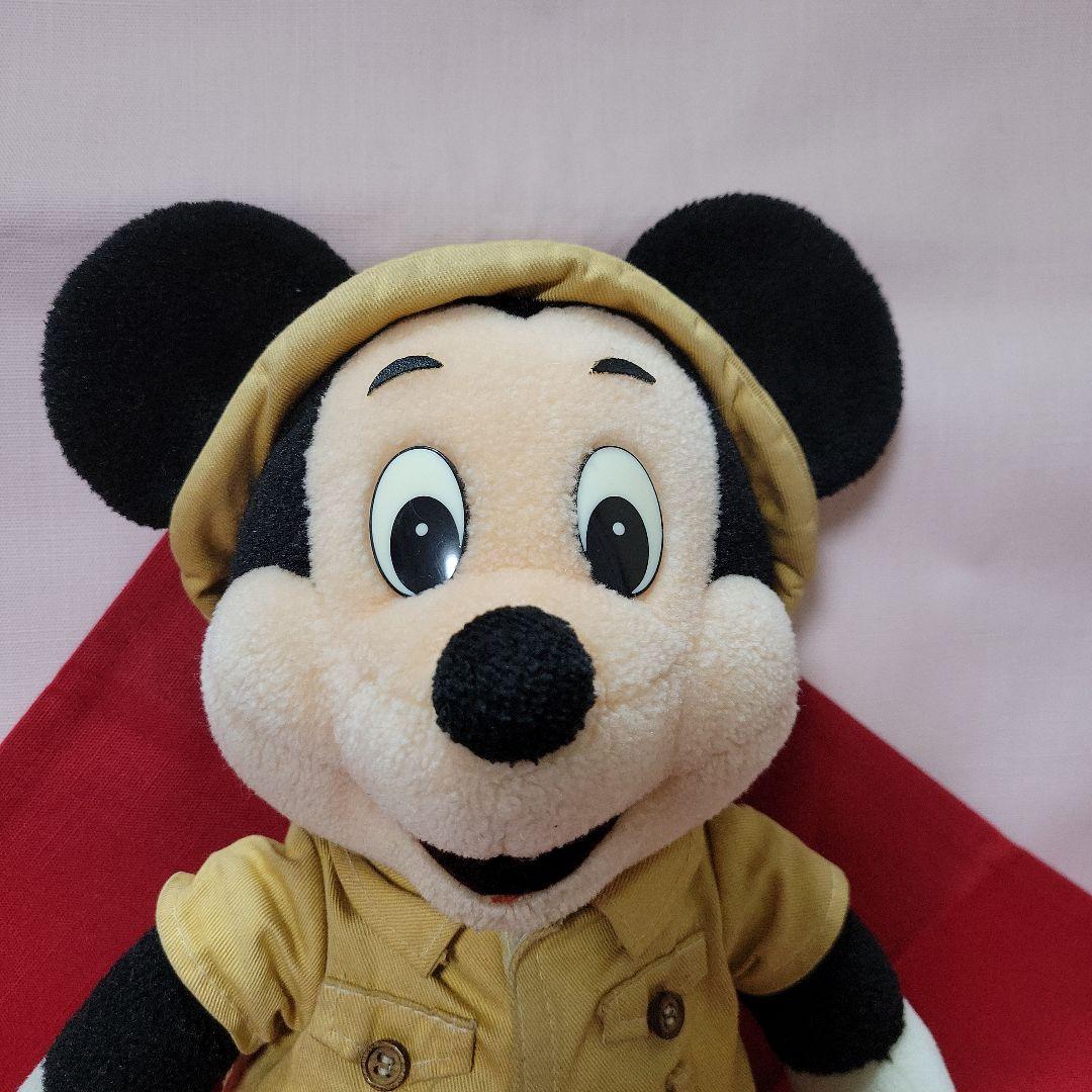 ミッキーマウス ぬいぐるみ レア サファリルック ディズニーランド