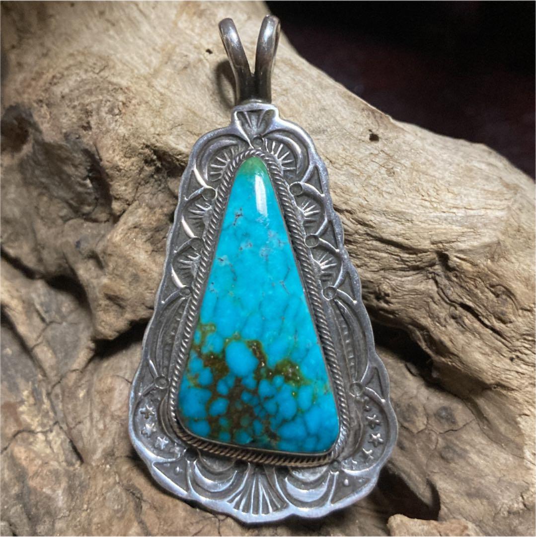Gary Reeves ターコイズ ナバホ ペンダント インディアンジュエリー