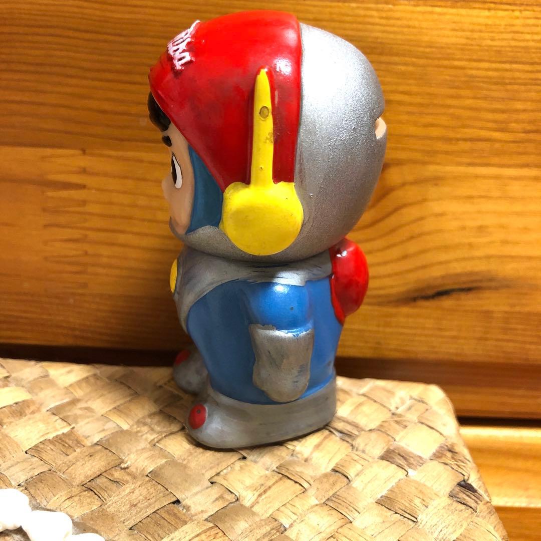 当時物 昭和レトロ 東芝 光速エスパー TOSHIBA 貯金箱 ソフビ - メルカリ