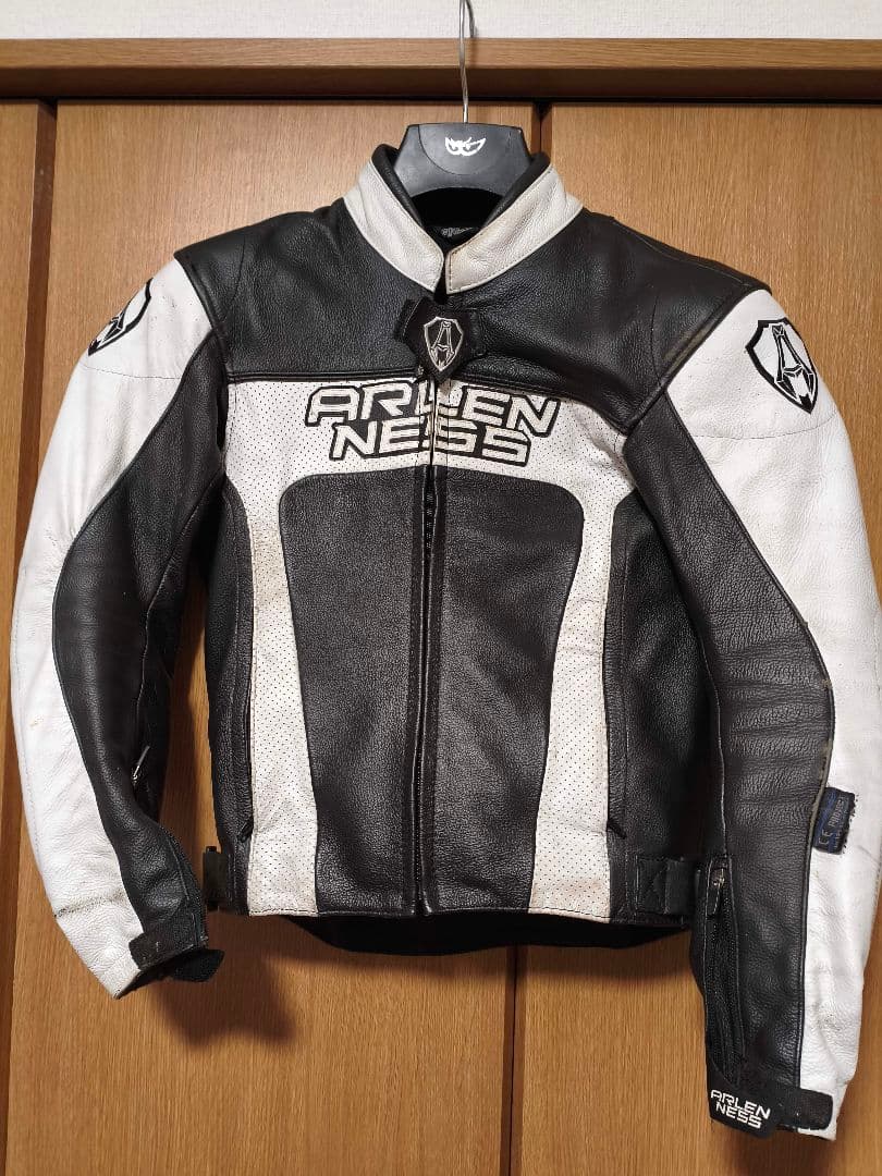 ARLEN NESS レザージャケット 黒/白 - メルカリ