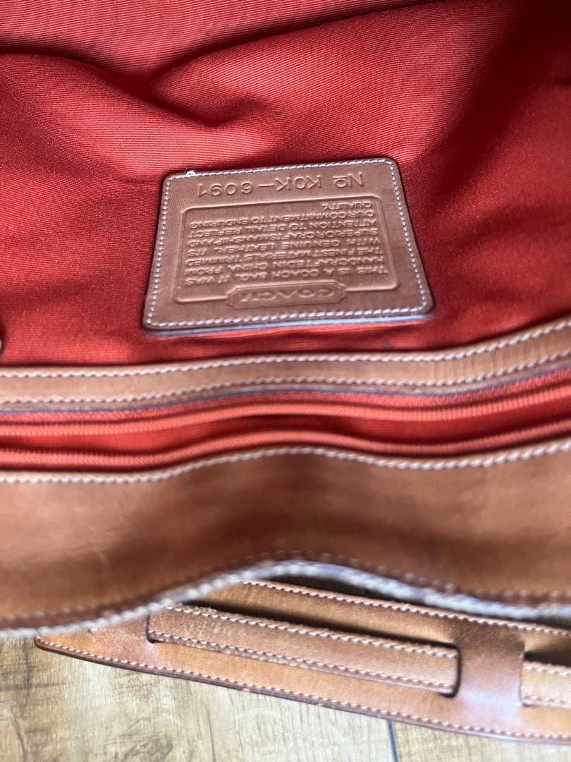 Y2K】COACH コーチ シグネチャーショルダーバッグ 6091 ジャンク