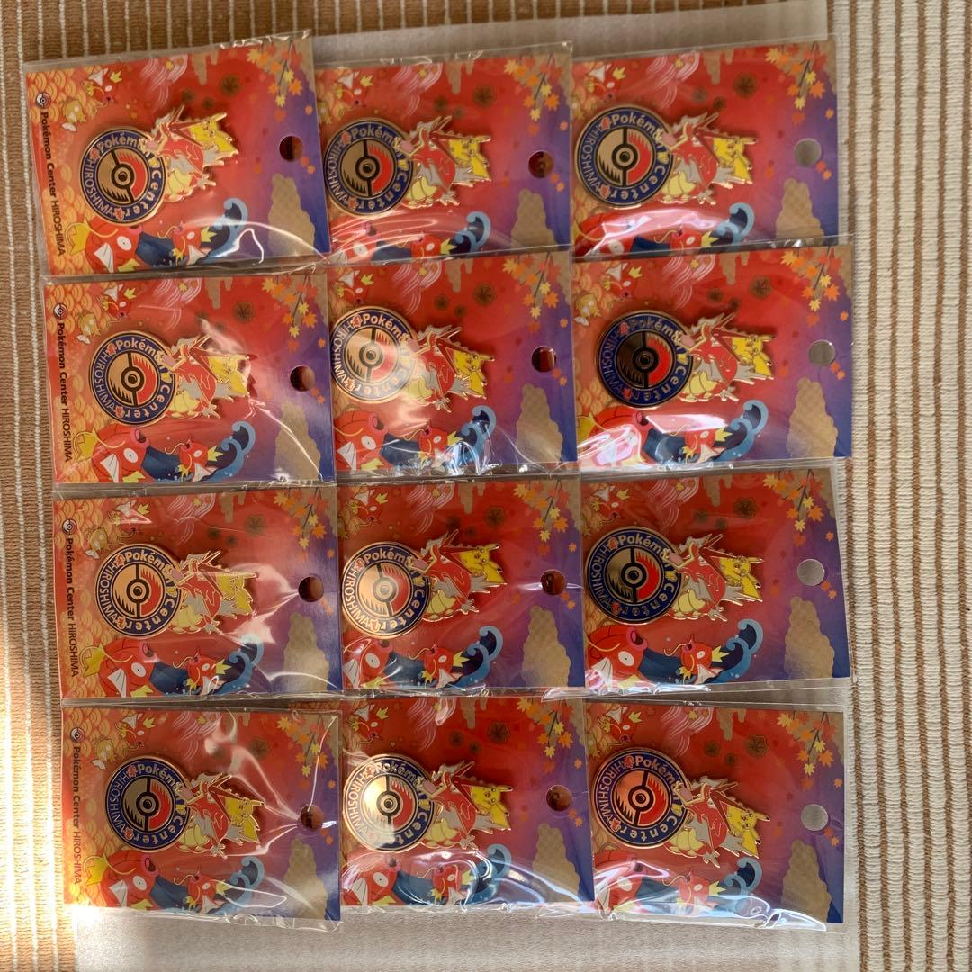 ポケモンセンターヒロシマ 広島 限定 ピンバッジ12個 広島限定］ポケモンセンターヒロシマ ピンズ ピンバッジ ピカチュウ7個