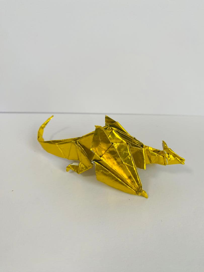 ドラゴン 折り紙 ゴールド 金 - メルカリ
