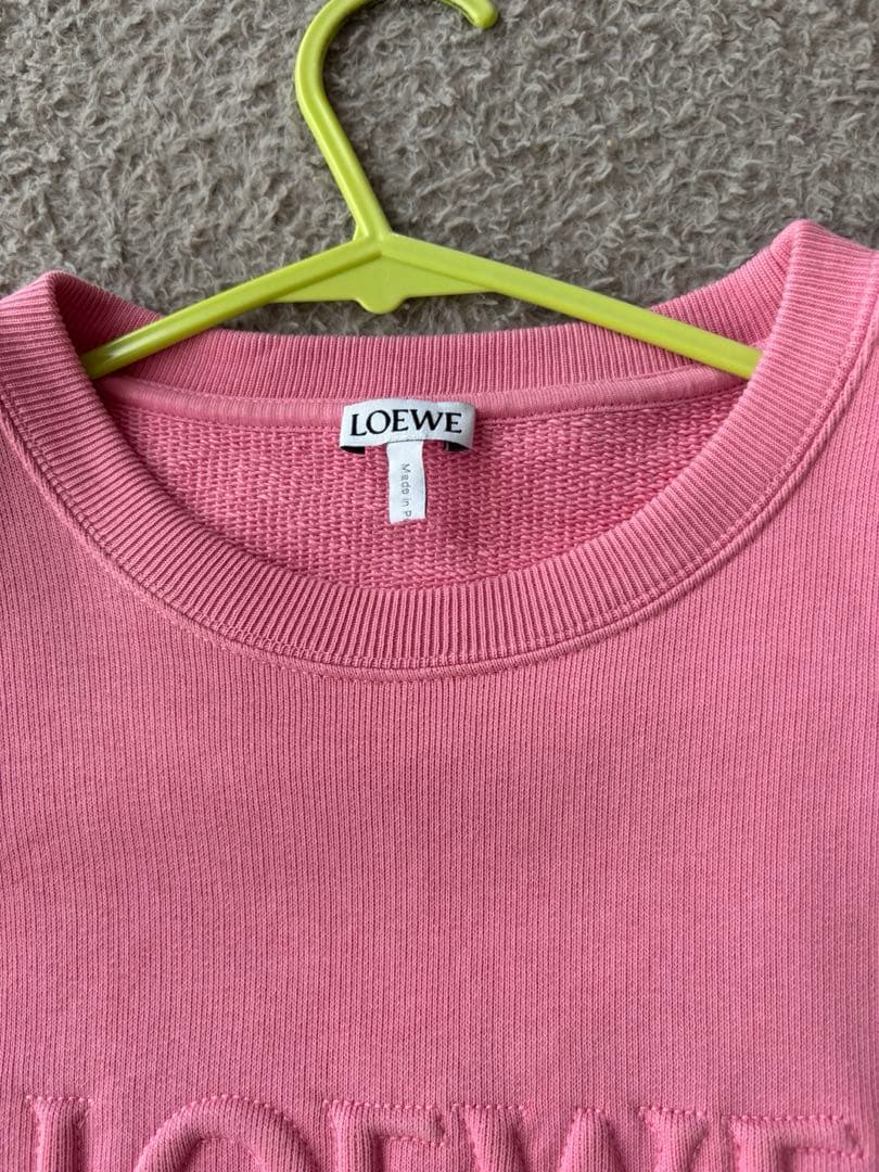 LOEWE ピンク スウェット トレーナー xs - メルカリ