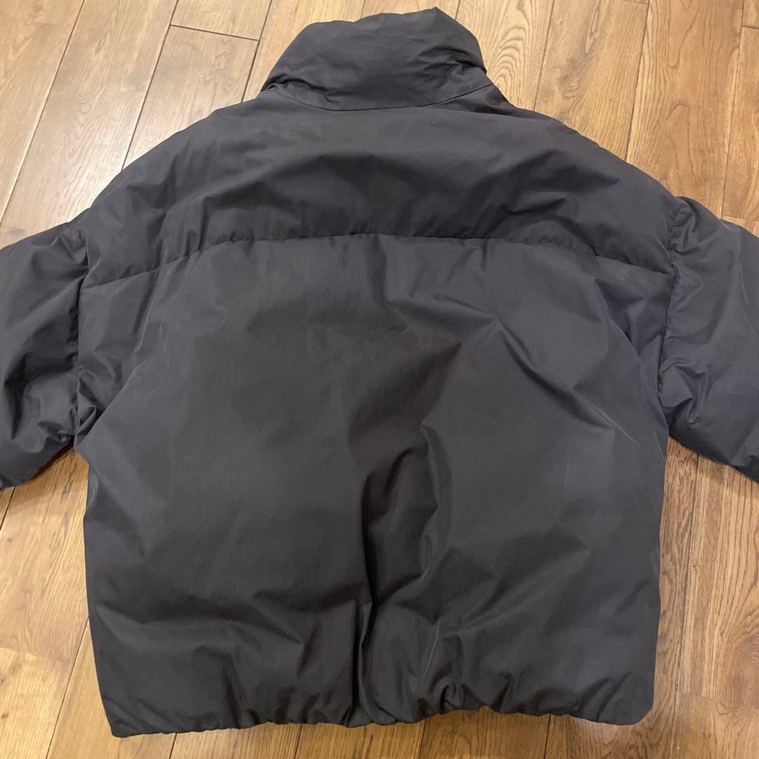 ZARA クロップドパフジャケット ブラックM - メルカリ