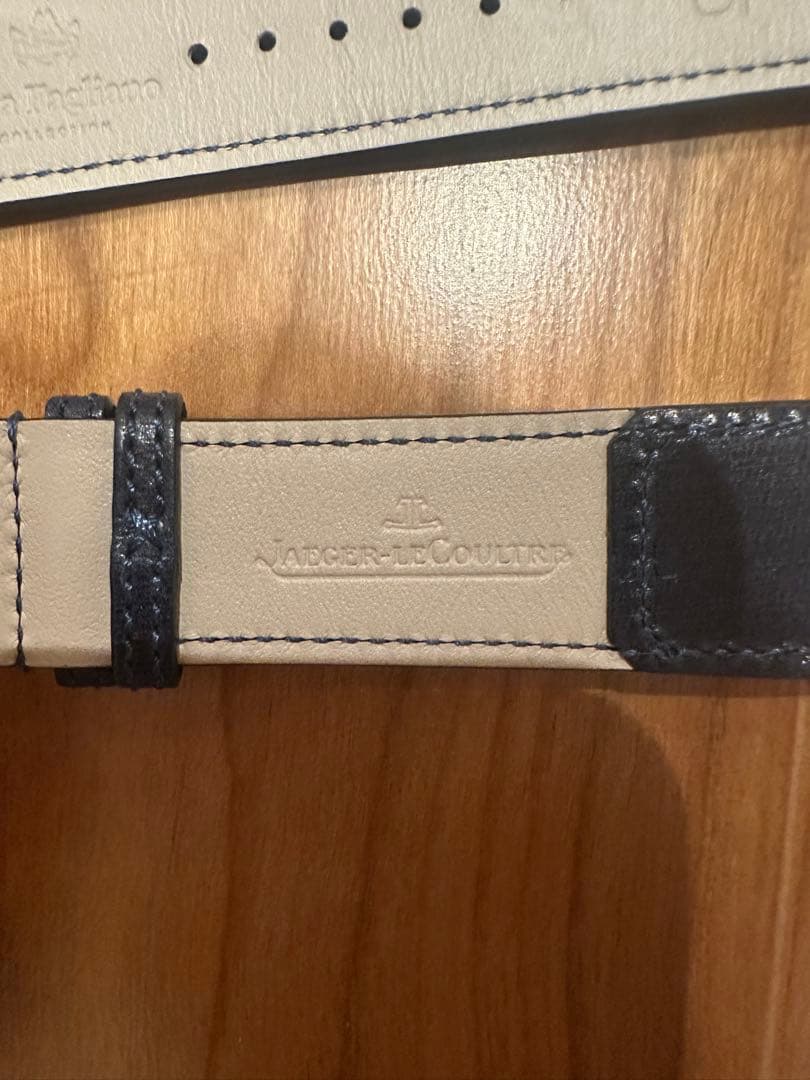 梵さま【ほぼ未使用】ジャガールクルト純正ダークブルー(カーサ