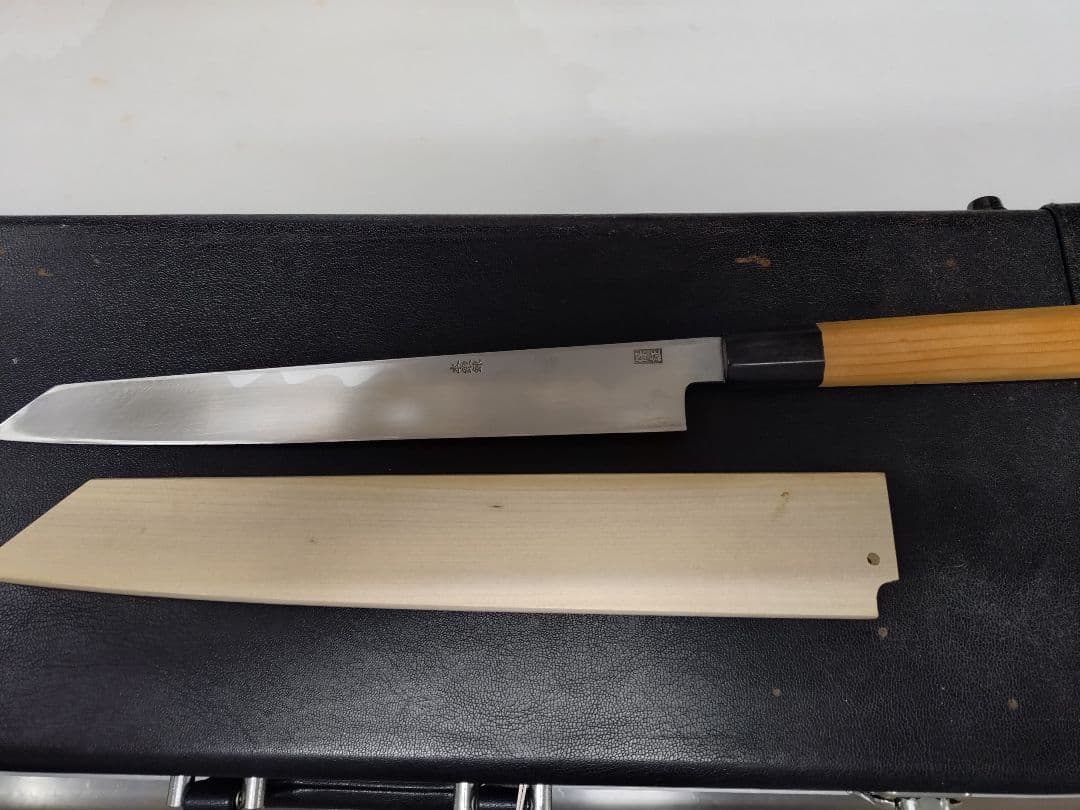 7*8様 柳刃包丁 堺一文字光秀 本鍛錬 27㎝ 青波打 - メルカリ