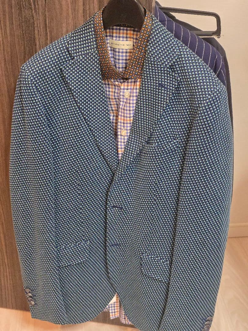 超お得早い者勝ち★まとめ売り！ETROジャケット&FENDIジャケット8着 ETRO】【イタリア製】【アウター】エトロ『レザーテーラードジャケット