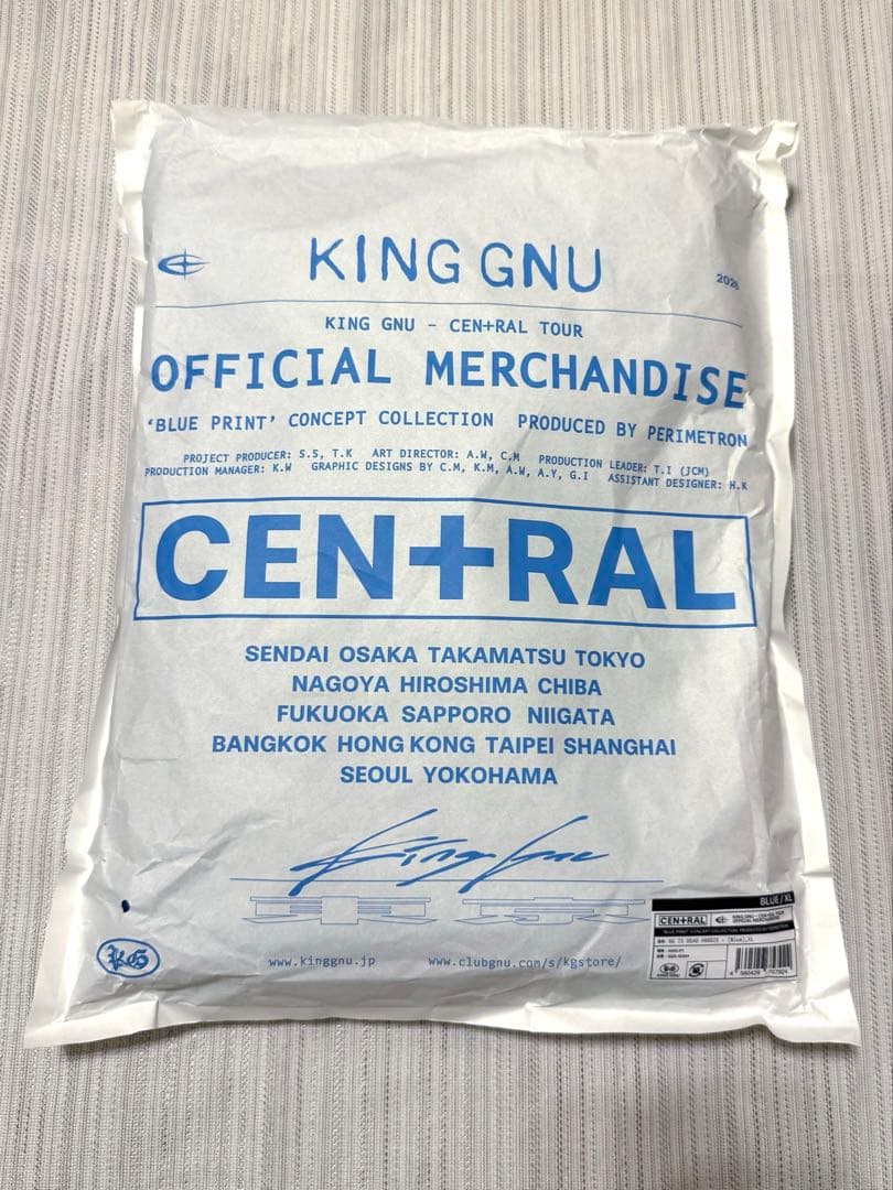 KingGnuCEN+RAL KGISDEADHOODIEフーディパーカーブルー - メルカリ