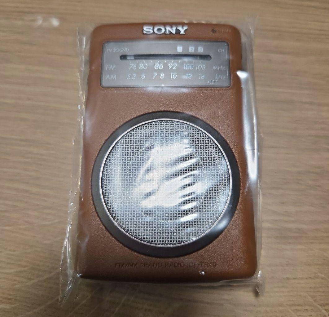 SONY ICF-TR40 ブラウン 40周年記念モデル SONY ソニー ICF-TR40 40周年記念ラジオ - メルカリ