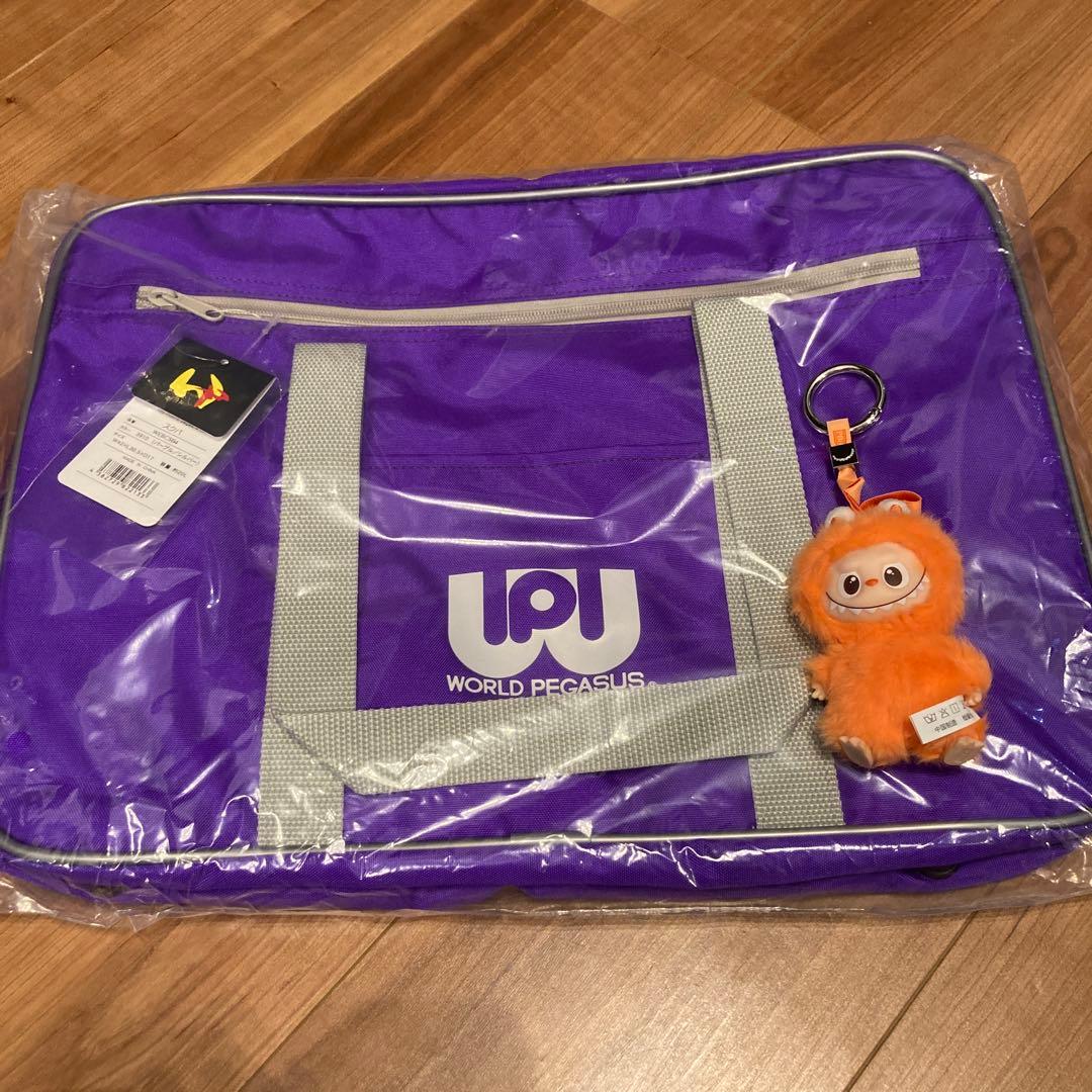 旧ワッペ スクバWORLD PEGASUS 紫 - メルカリ