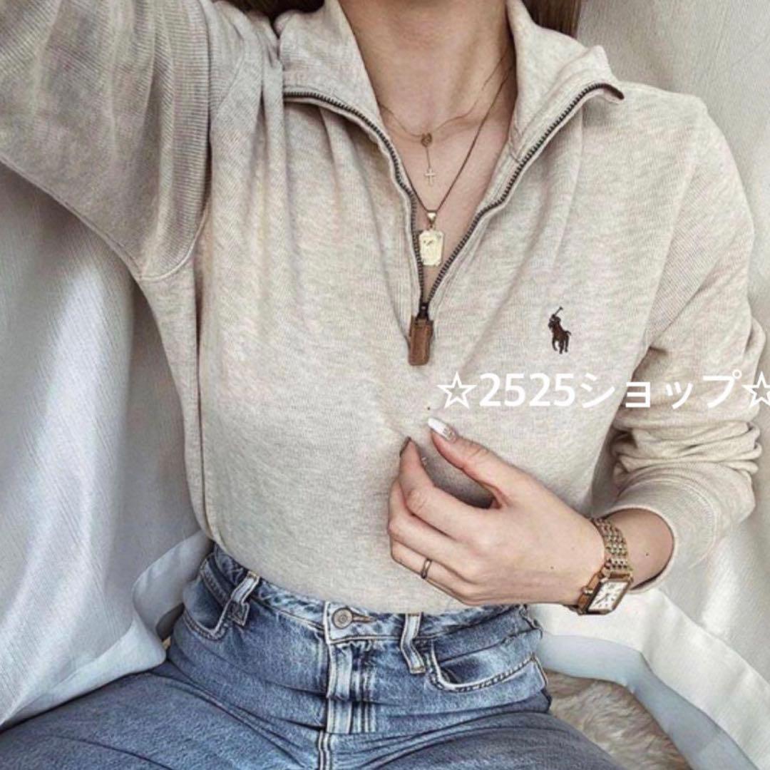 ✨️激レア✨ POLO ラルフローレン ニット スウェット ハーフジップ