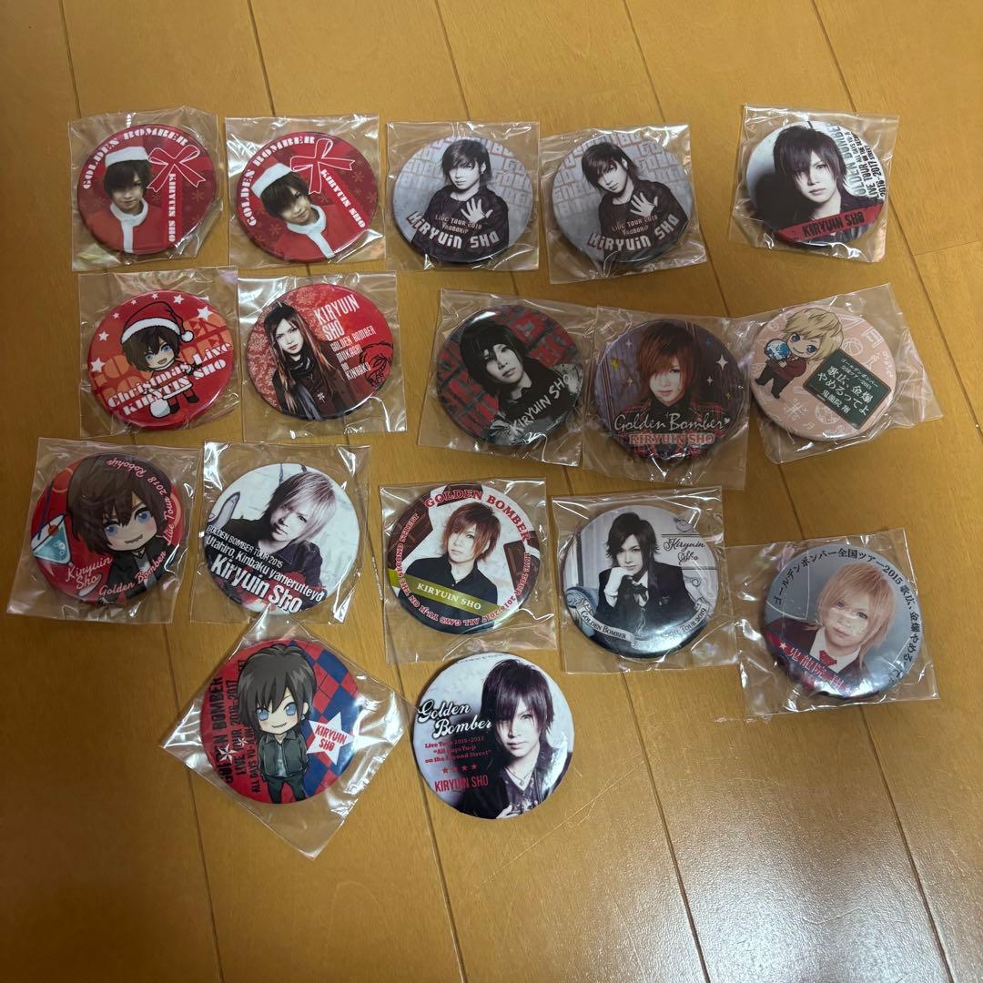 ゴールデンボンバー 鬼龍院翔 缶バッジ まとめ売り - メルカリ