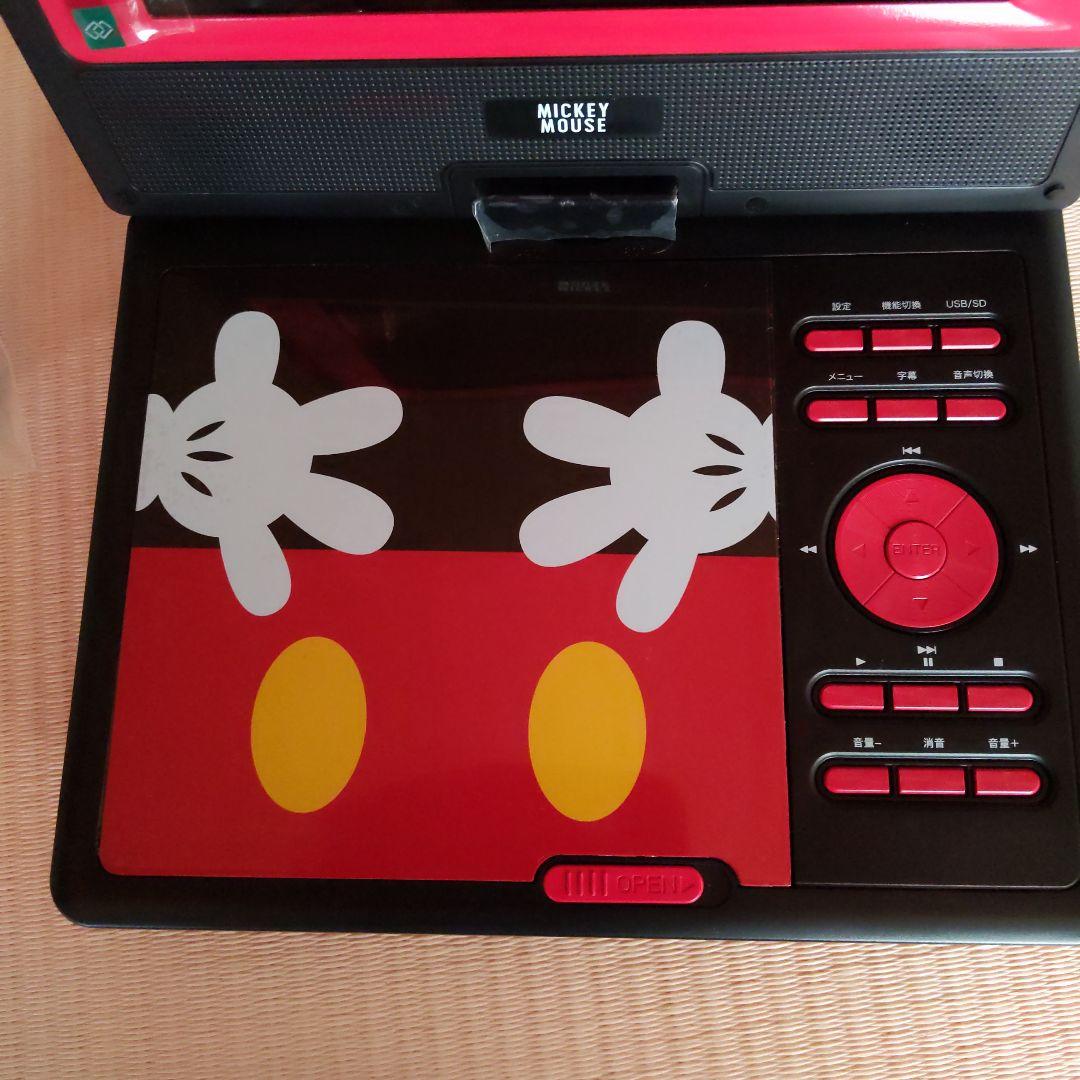 ミッキーマウス7インチポータブルDVDプレイヤー - メルカリ