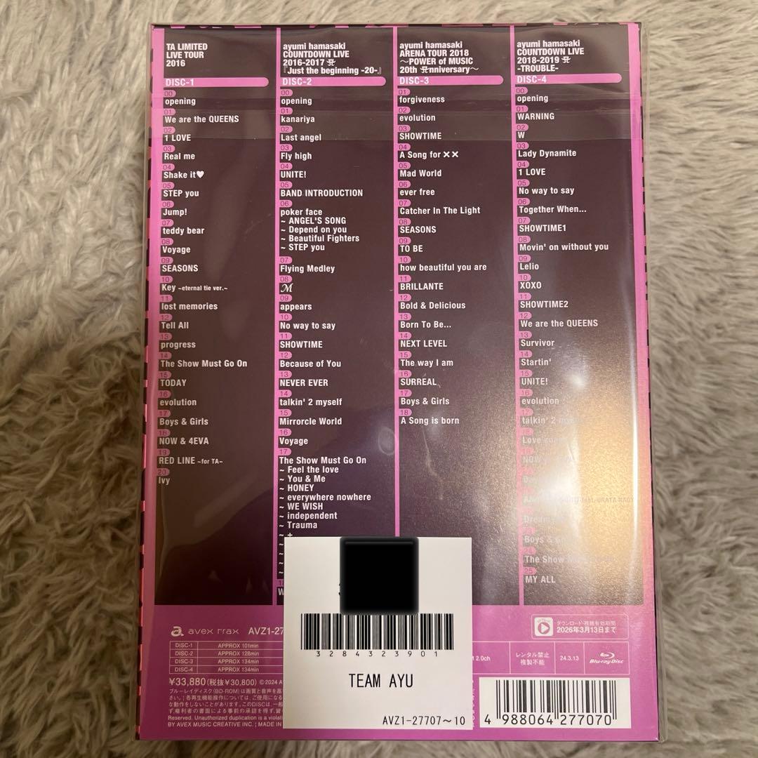 浜崎あゆみ UNRELEASED LIVE BOX Blu-ray - メルカリ