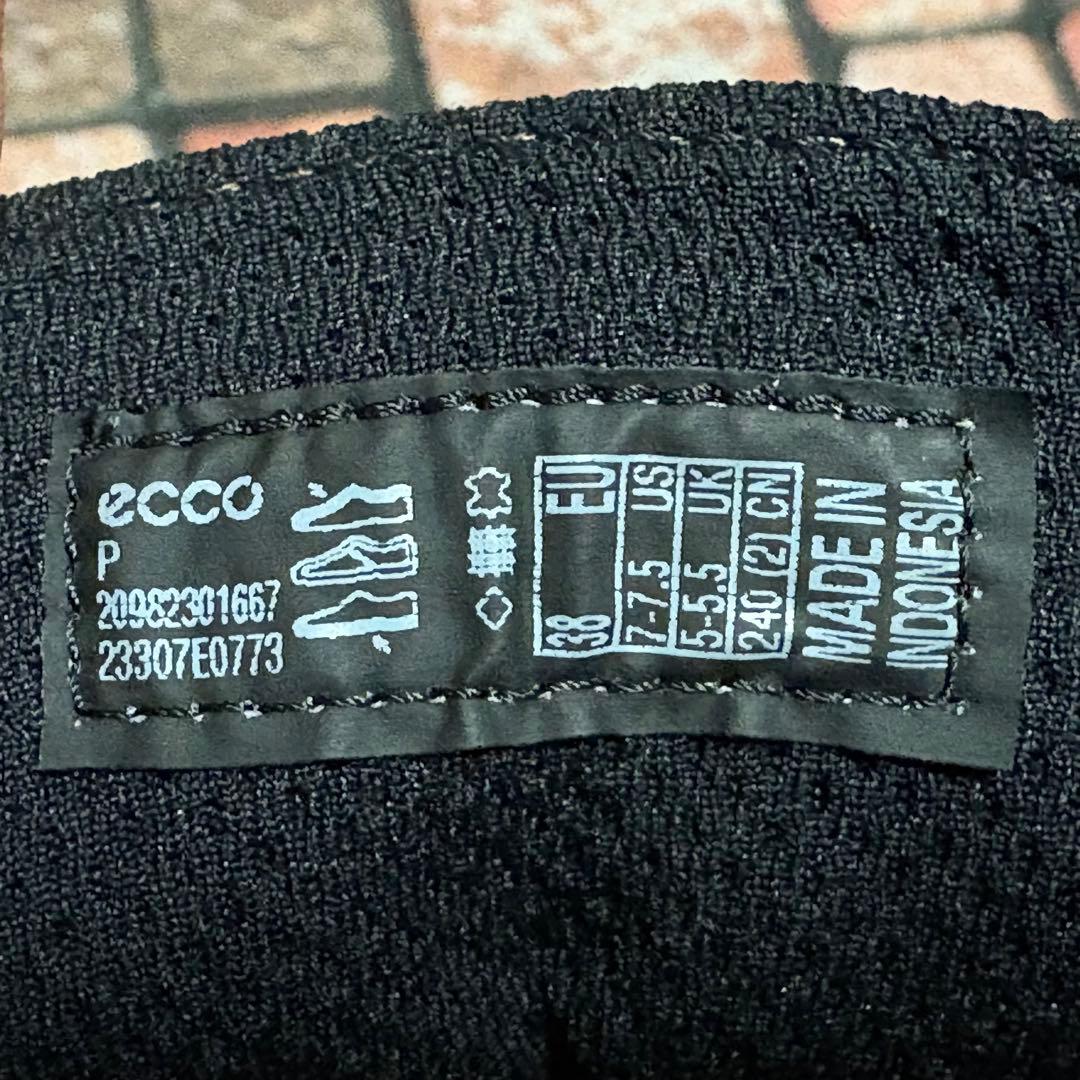 エコー ショートブーツ クラシック 15 本革 サイドジップ　24.0cm 茶