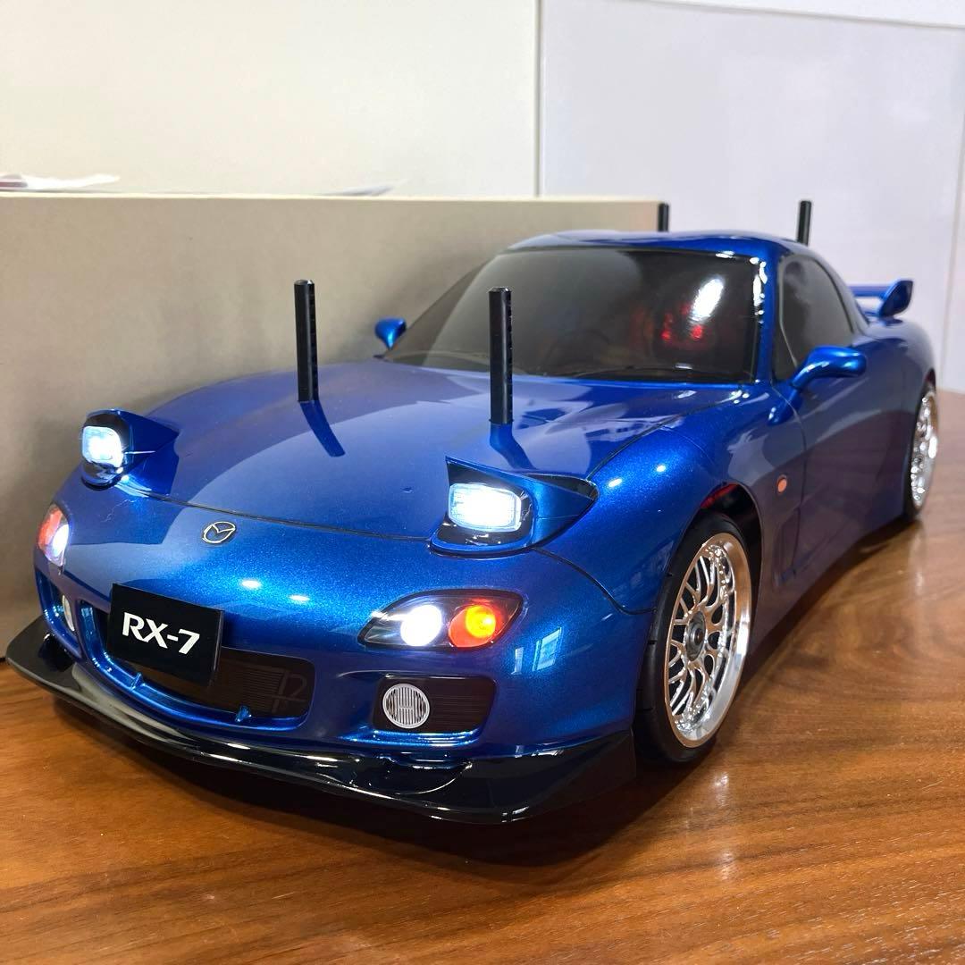 電飾付 タミヤ 1／10RC マツダ RX－7 スペアボディ - メルカリ