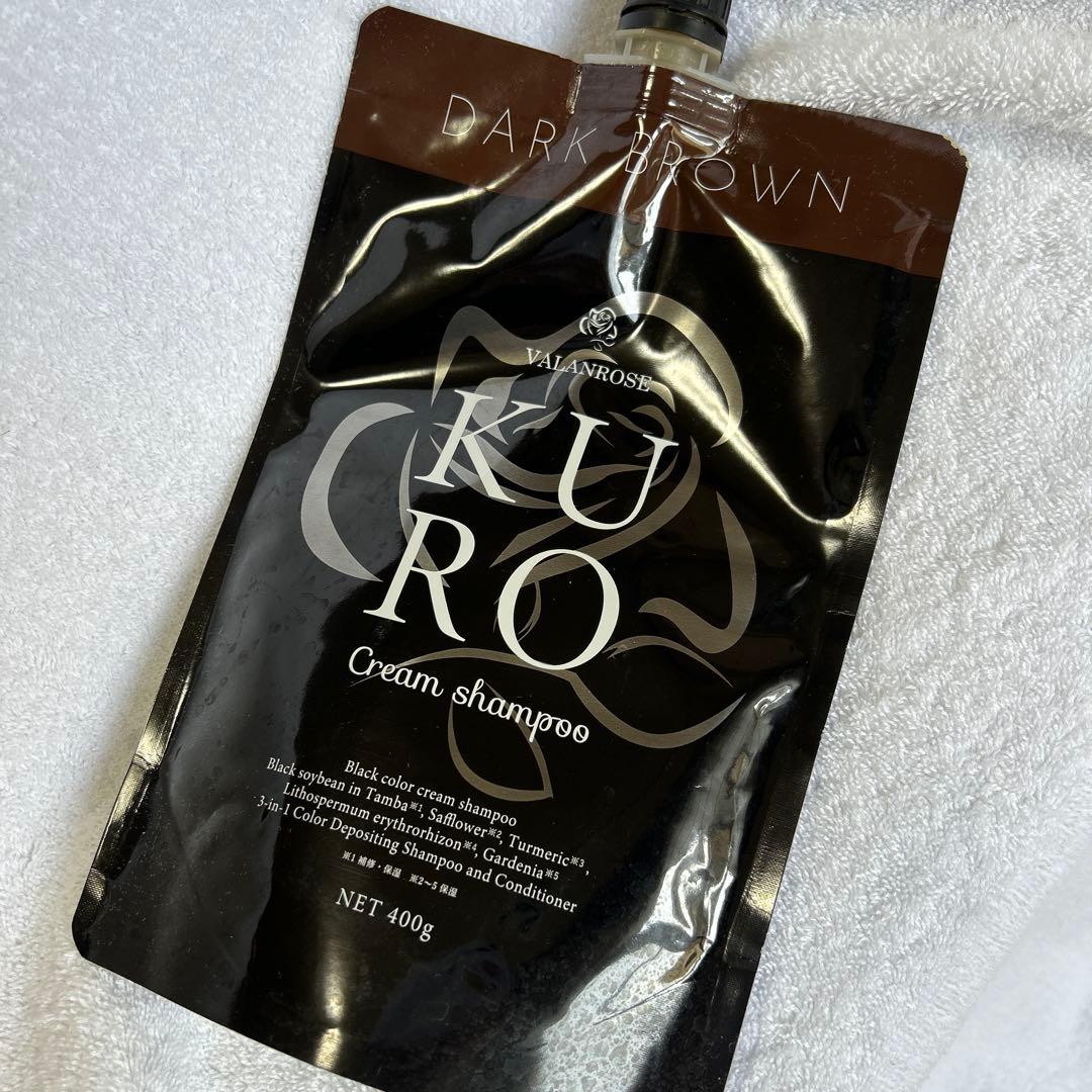 KURO Cream Shampoo ダークブラウン 400g - メルカリ