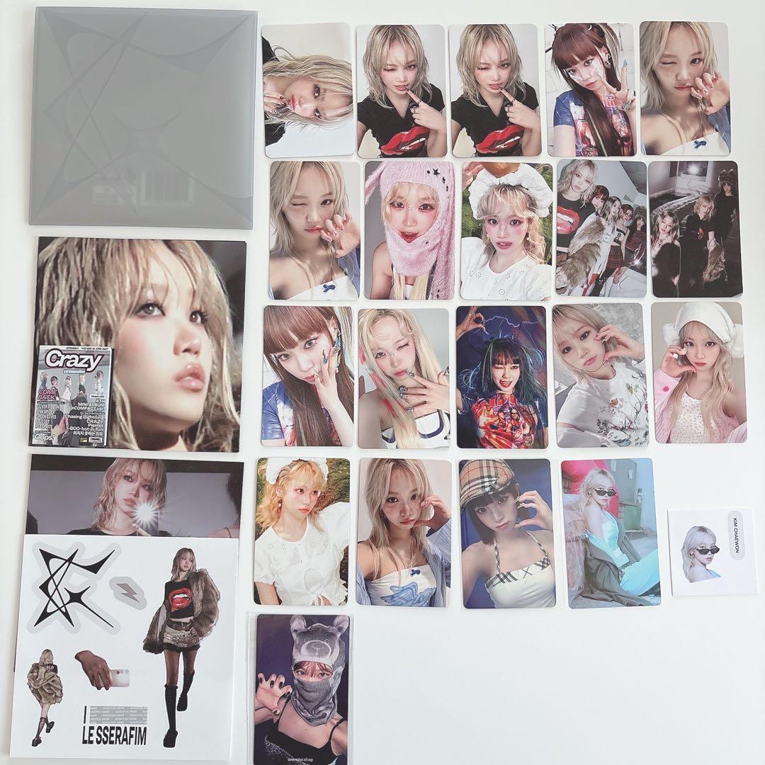 公式 LE SSERAFIM CRAZY チェウォン トレカ まとめ売り - メルカリ
