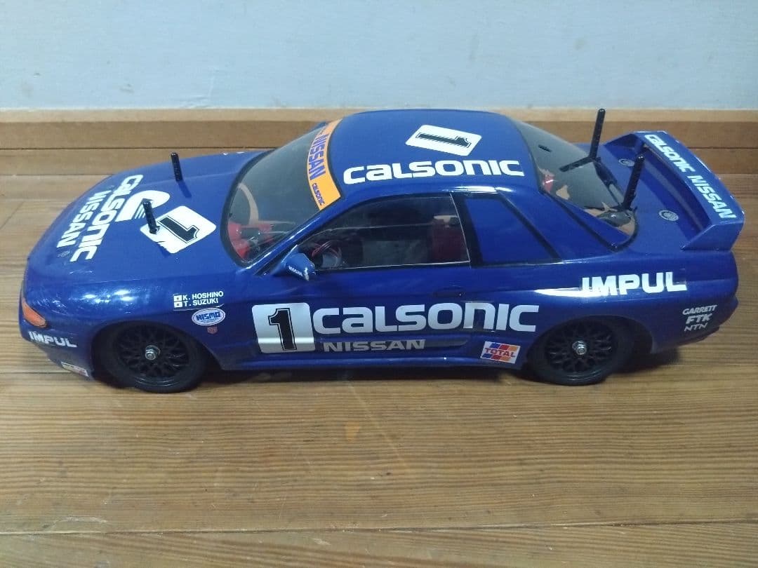 タミヤ カルソニック スカイライン GT-R ボディ TA02 シャーシ セット