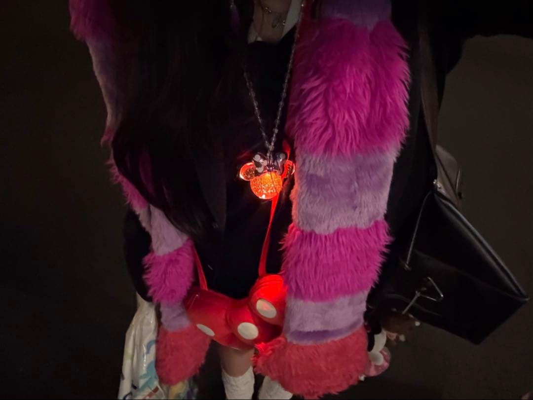 美品】チェシャ猫マフラーキャップ - メルカリ