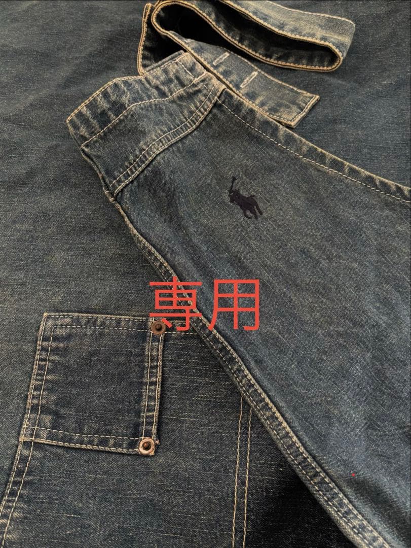 Ralph Lauren　ラルフローレン　デニムエプロン 楽天市場】RALPH LAUREN ラルフローレン HOME ワンポイント刺繍 デニム
