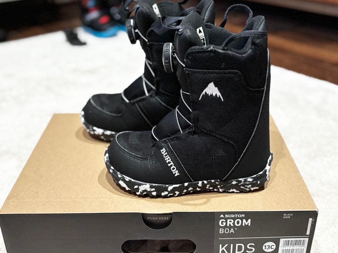 あり様Burton Grom BOA 子ども用スノーボードブーツ 19.５センチ BURTON（バートン） スノーボードブーツ キッズ 25-26 Burton グロム