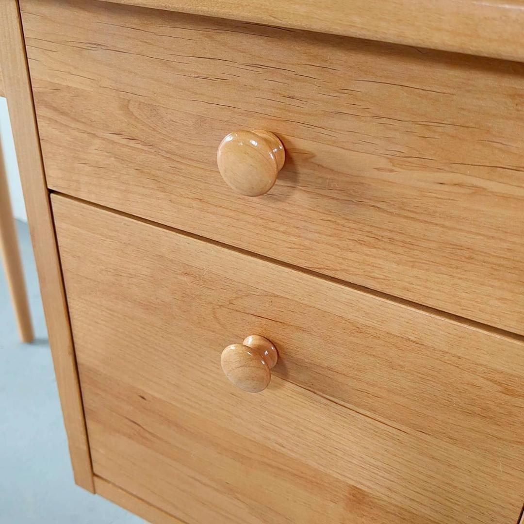 美品 モモナチュラル コモ 机のみ 幅90 無垢 アルダー材 - メルカリ