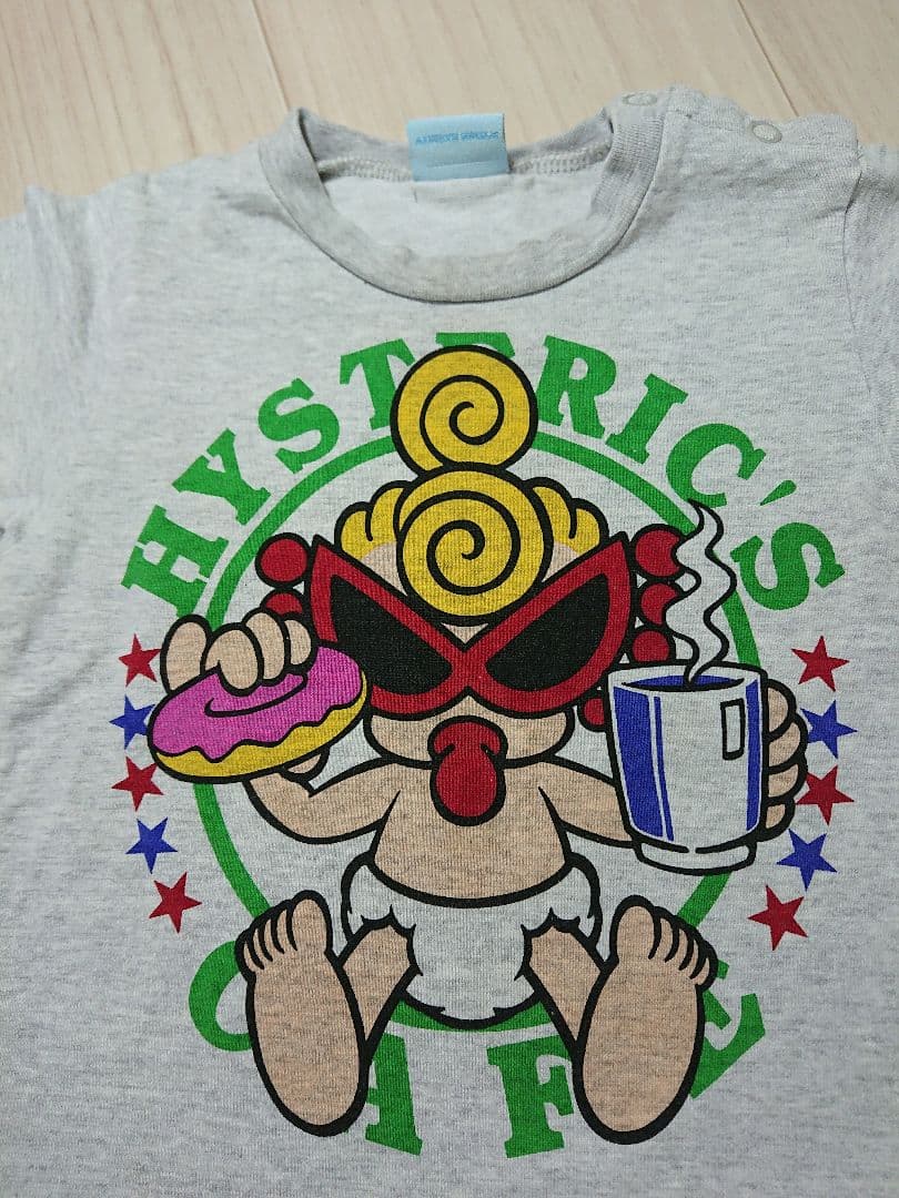 HYSTERIC MINI ヒステリックミニ Tシャツ 80 グレー ミニちゃん - メルカリ