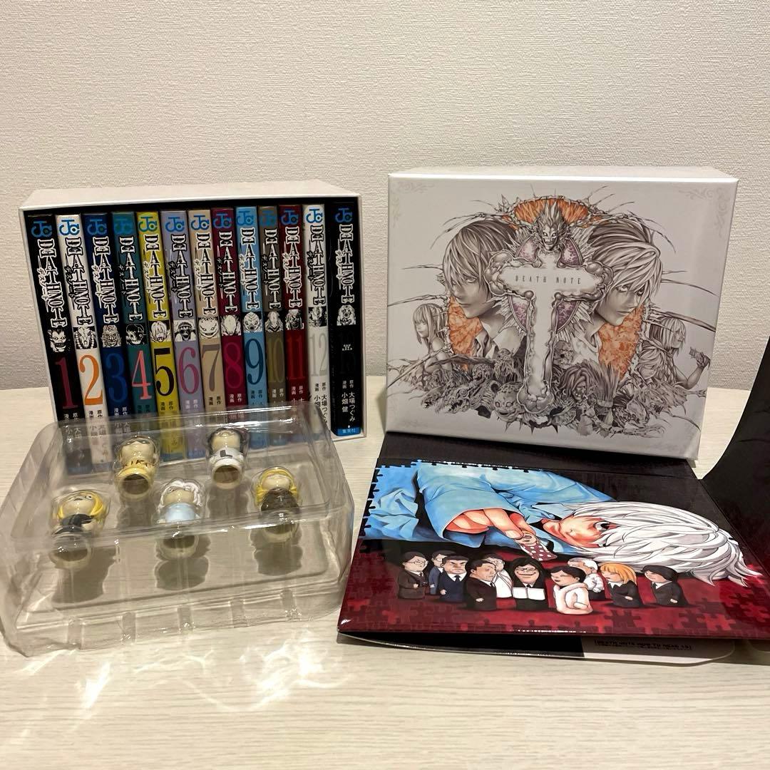 DEATH NOTE デスノート 全巻セット 指人形5体・ジオラマシート付